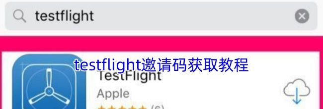 testflight邀请码获取教程