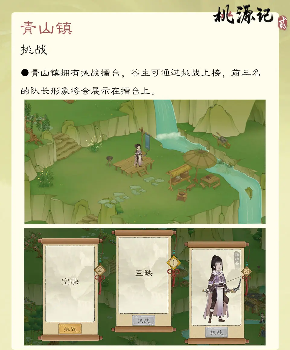 《桃源记2》谷外地图青山镇详细介绍