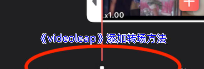 《videoleap》添加转场方法
