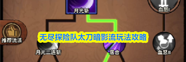 无尽探险队太刀暗影流玩法攻略