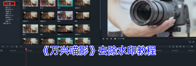 《万兴喵影》去除水印教程