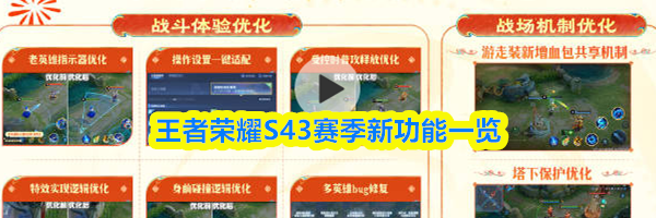 王者荣耀S43赛季新功能一览