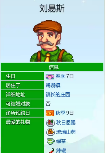 《星露谷物语》刘易斯的爱心事件介绍