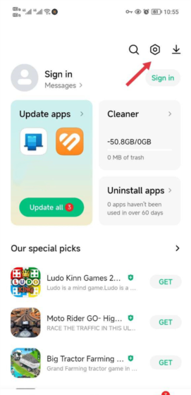 《小米getapps》更新版本方法