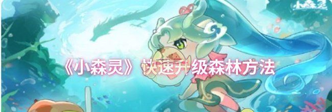 《小森灵》快速升级森林方法