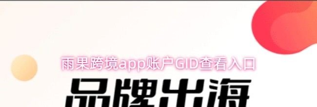 雨果跨境app账户GID查看入口