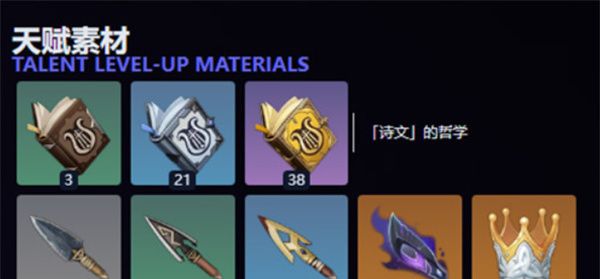 原神塔利雅突破材料介绍