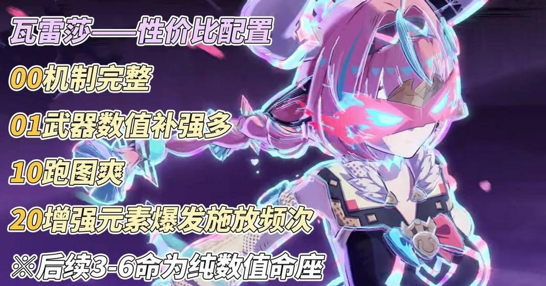 《原神》瓦雷莎全面培养攻略