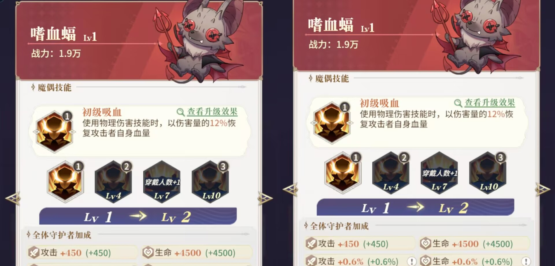 《永夜降临：复苏》红色攻击型魔偶解析及搭配推荐