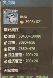 《这城有良田》灵禽类型及适配职业介绍