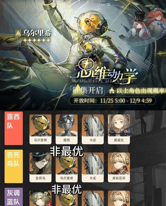 《重返未来：1999》乌尔里希复刻抽取建议